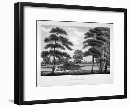 View of Clapham, London, 1792-William Ellis-Framed Premium Giclee Print