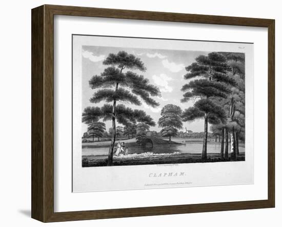 View of Clapham, London, 1792-William Ellis-Framed Premium Giclee Print