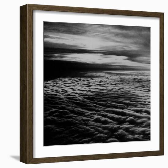 View of Clouds from Transatlantic Pan Am Clipper-Bernard Hoffman-Framed Photographic Print