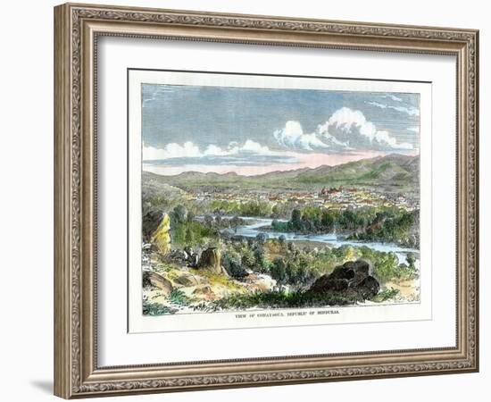 View of Comayagua, Republic of Honduras, C1880-null-Framed Giclee Print