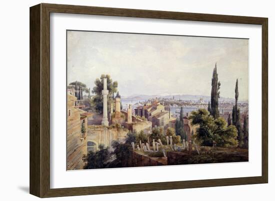 View of Constantinople and the Golden Horn, 1835-Johann Jakob Wolfensberger-Framed Giclee Print