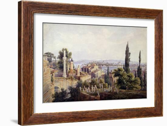 View of Constantinople and the Golden Horn, 1835-Johann Jakob Wolfensberger-Framed Giclee Print