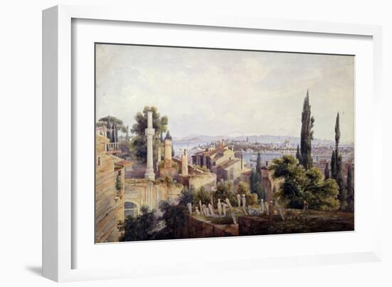 View of Constantinople and the Golden Horn, 1835-Johann Jakob Wolfensberger-Framed Giclee Print