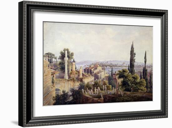View of Constantinople and the Golden Horn, 1835-Johann Jakob Wolfensberger-Framed Giclee Print