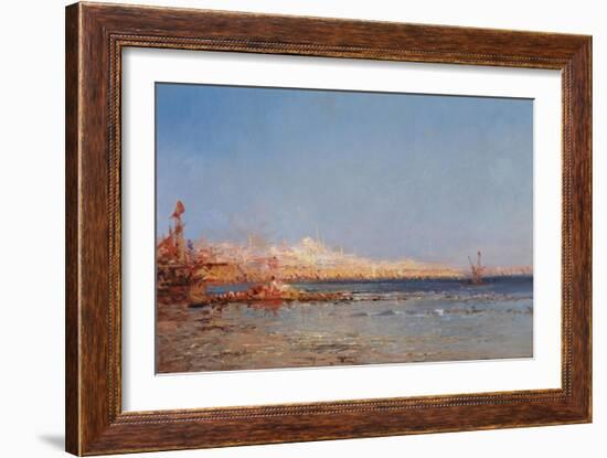 View of Constantinople, C. 1911-Felix-Francois George Ziem-Framed Giclee Print