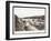 View of Construction of the Panama Canal with Concrete Forms, Trains, Digging Machines and…-Byron Company-Framed Giclee Print