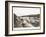 View of Construction of the Panama Canal with Concrete Forms, Trains, Digging Machines and…-Byron Company-Framed Giclee Print