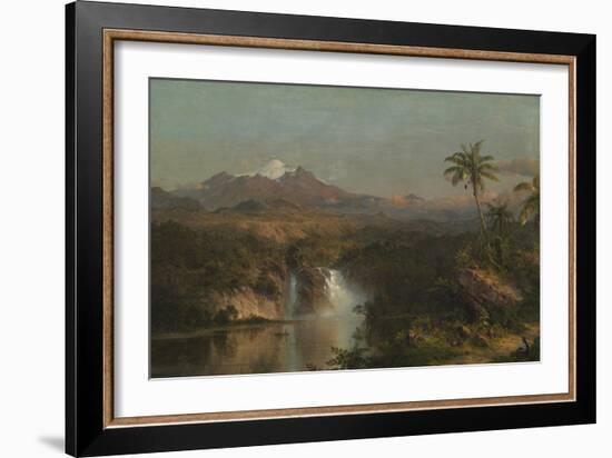 View of Cotopaxi, 1857-Frederic Edwin Church-Framed Giclee Print