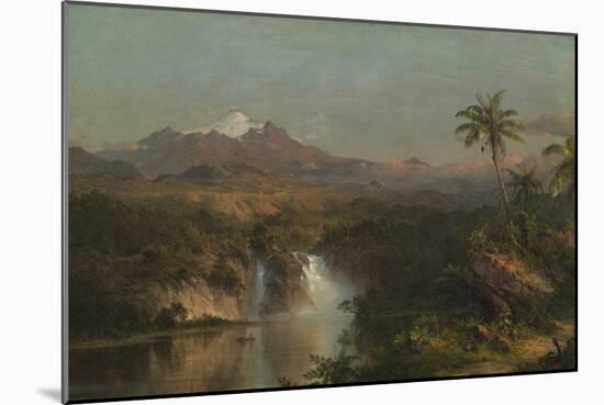 View of Cotopaxi, 1857-Frederic Edwin Church-Mounted Giclee Print