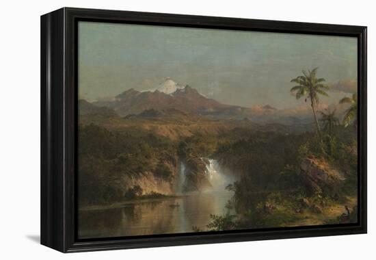 View of Cotopaxi, 1857-Frederic Edwin Church-Framed Premier Image Canvas