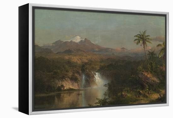 View of Cotopaxi, 1857-Frederic Edwin Church-Framed Premier Image Canvas