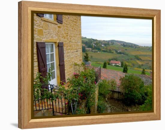 View of Countryside in Olingt, Burgundy, France-Lisa S. Engelbrecht-Framed Premier Image Canvas