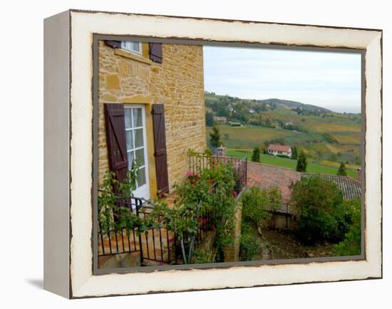 View of Countryside in Olingt, Burgundy, France-Lisa S. Engelbrecht-Framed Premier Image Canvas