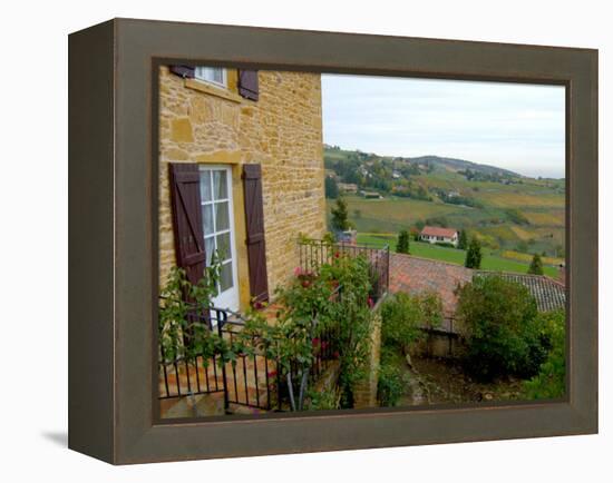 View of Countryside in Olingt, Burgundy, France-Lisa S. Engelbrecht-Framed Premier Image Canvas