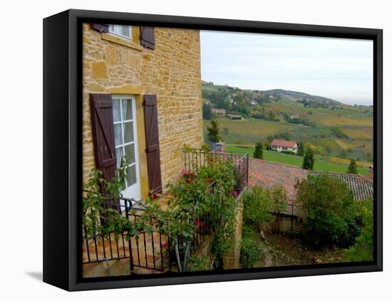 View of Countryside in Olingt, Burgundy, France-Lisa S. Engelbrecht-Framed Premier Image Canvas