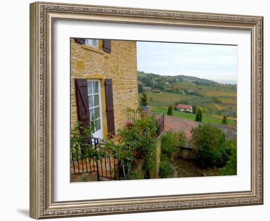 View of Countryside in Olingt, Burgundy, France-Lisa S. Engelbrecht-Framed Photographic Print