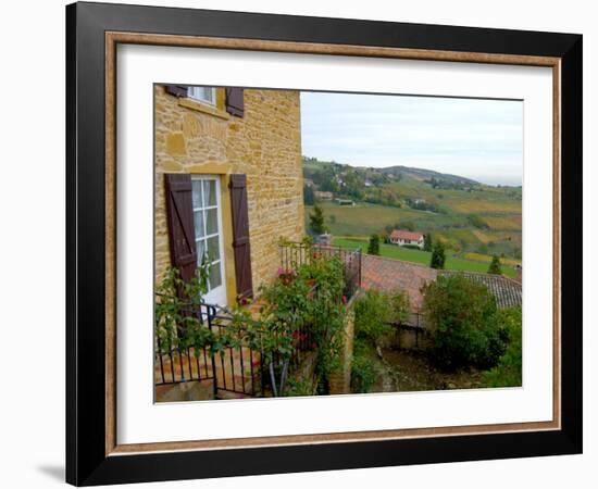 View of Countryside in Olingt, Burgundy, France-Lisa S. Engelbrecht-Framed Photographic Print