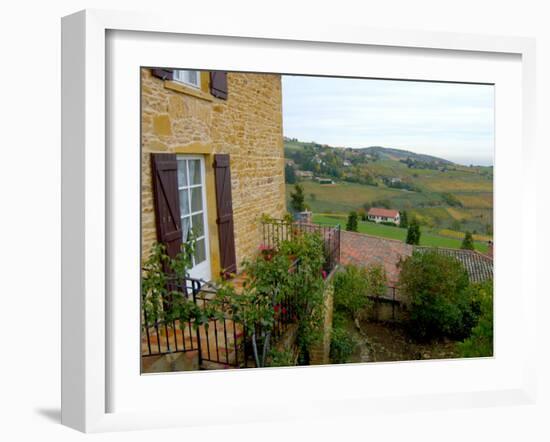 View of Countryside in Olingt, Burgundy, France-Lisa S. Engelbrecht-Framed Photographic Print