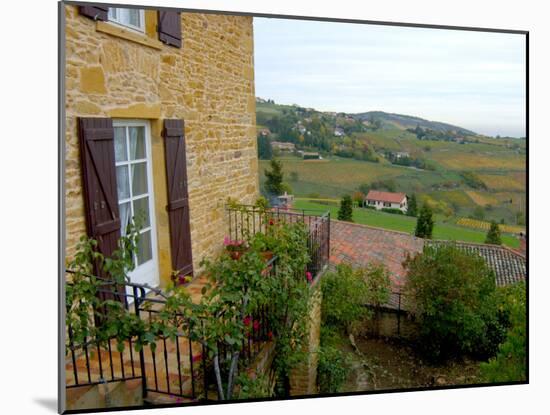 View of Countryside in Olingt, Burgundy, France-Lisa S. Engelbrecht-Mounted Photographic Print