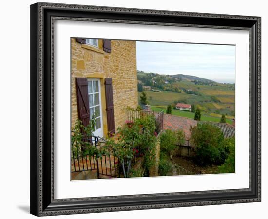 View of Countryside in Olingt, Burgundy, France-Lisa S. Engelbrecht-Framed Photographic Print