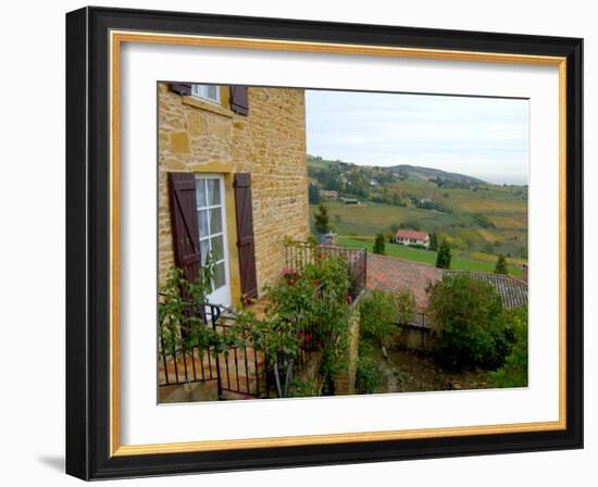 View of Countryside in Olingt, Burgundy, France-Lisa S. Engelbrecht-Framed Photographic Print