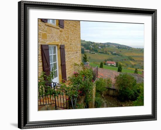 View of Countryside in Olingt, Burgundy, France-Lisa S. Engelbrecht-Framed Photographic Print