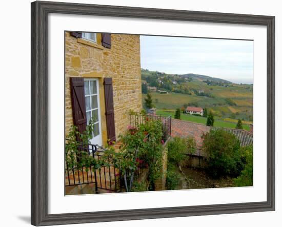 View of Countryside in Olingt, Burgundy, France-Lisa S. Engelbrecht-Framed Photographic Print