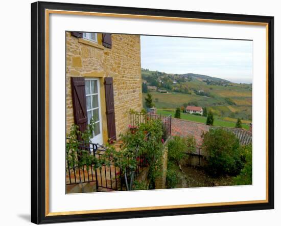 View of Countryside in Olingt, Burgundy, France-Lisa S. Engelbrecht-Framed Photographic Print