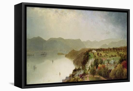 View of Cozzen's Hotel Near West Point, Ny, 1863-John Frederick Kensett-Framed Premier Image Canvas