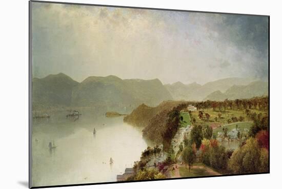 View of Cozzen's Hotel Near West Point, Ny, 1863-John Frederick Kensett-Mounted Giclee Print
