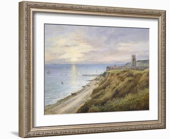 View of Cromer, Norfolk, from the West-John Moore-Framed Giclee Print