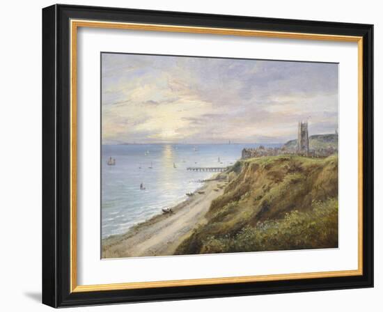 View of Cromer, Norfolk, from the West-John Moore-Framed Giclee Print