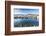 View of cruise ship and boats moored in harbour near CRAB Park at Portside, Vancouver, British Colu-Frank Fell-Framed Photographic Print