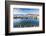 View of cruise ship and boats moored in harbour near CRAB Park at Portside, Vancouver, British Colu-Frank Fell-Framed Photographic Print