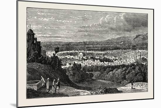 View of Damascus, Capital and the Second Largest City of Syria-null-Mounted Giclee Print