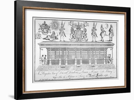 View of David Loudon's Bun House, Pimlico Road, Chelsea, London-William Hogarth-Framed Giclee Print