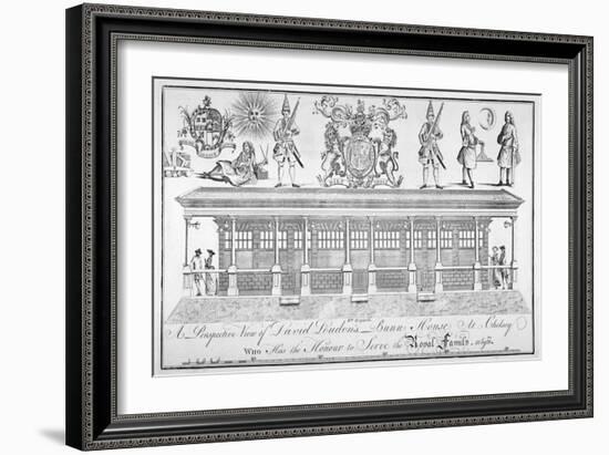 View of David Loudon's Bun House, Pimlico Road, Chelsea, London-William Hogarth-Framed Giclee Print