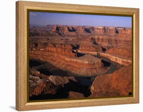 View of Dead Horse Point State Park with Colorado River, Utah, USA-Adam Jones-Framed Premier Image Canvas