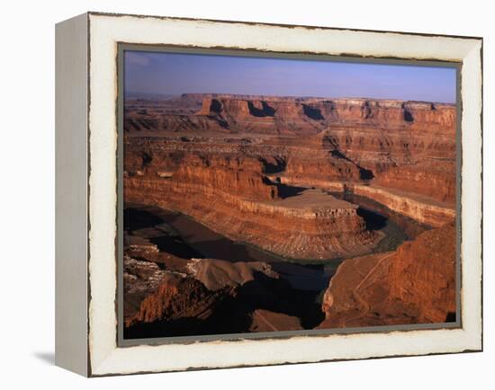 View of Dead Horse Point State Park with Colorado River, Utah, USA-Adam Jones-Framed Premier Image Canvas