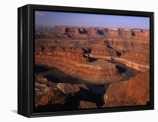 View of Dead Horse Point State Park with Colorado River, Utah, USA-Adam Jones-Framed Premier Image Canvas