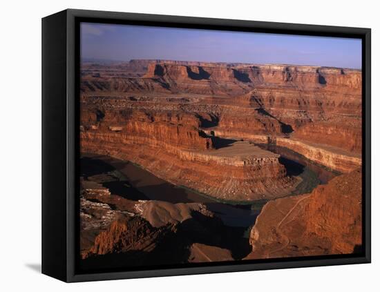 View of Dead Horse Point State Park with Colorado River, Utah, USA-Adam Jones-Framed Premier Image Canvas