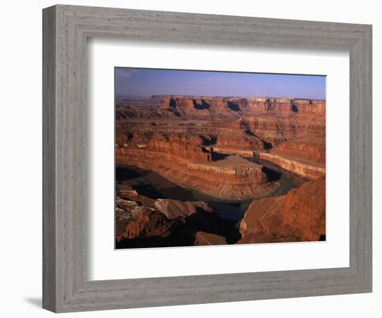 View of Dead Horse Point State Park with Colorado River, Utah, USA-Adam Jones-Framed Photographic Print