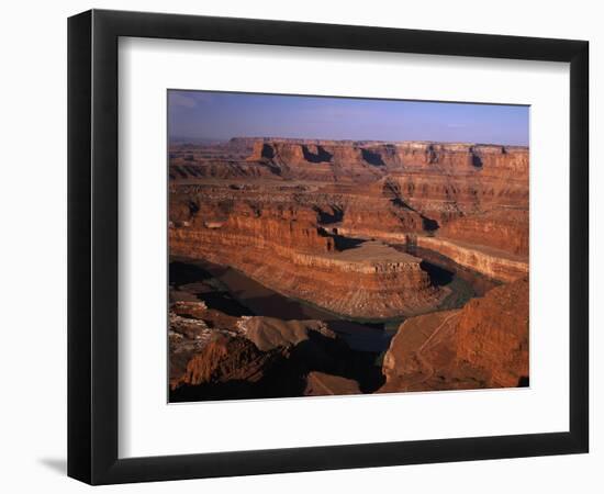 View of Dead Horse Point State Park with Colorado River, Utah, USA-Adam Jones-Framed Photographic Print