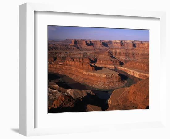 View of Dead Horse Point State Park with Colorado River, Utah, USA-Adam Jones-Framed Photographic Print