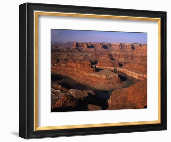 View of Dead Horse Point State Park with Colorado River, Utah, USA-Adam Jones-Framed Photographic Print
