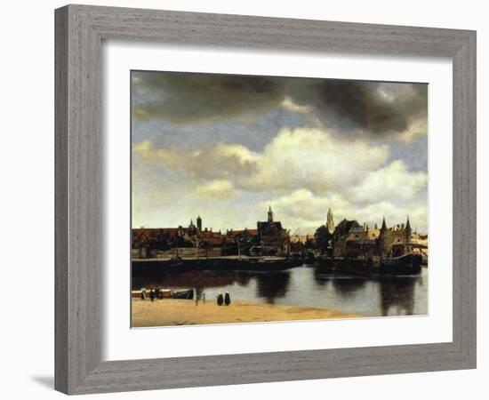 View of Delft, 1658-60-Johannes Vermeer-Framed Giclee Print