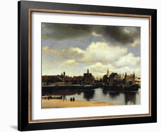 View of Delft, 1658-60-Johannes Vermeer-Framed Giclee Print