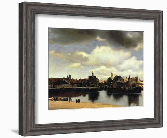 View of Delft, 1658-60-Johannes Vermeer-Framed Giclee Print