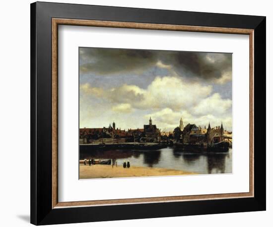 View of Delft, 1658-60-Johannes Vermeer-Framed Giclee Print