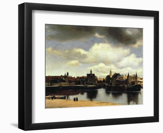 View of Delft, 1658-60-Johannes Vermeer-Framed Giclee Print